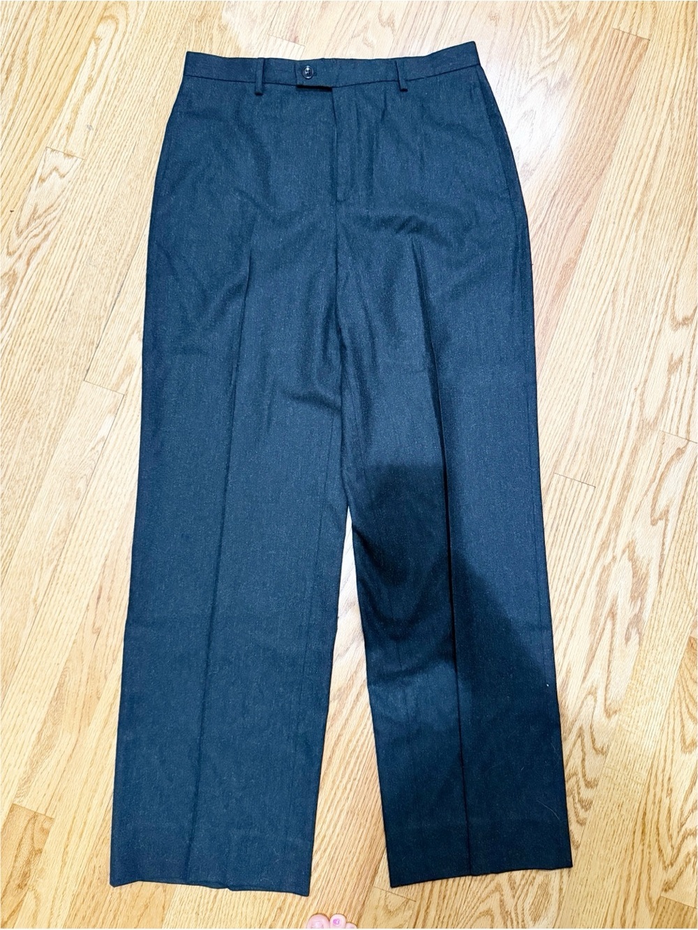 Vintage Barry Bricken Wool Pleated Trousers | Size 10